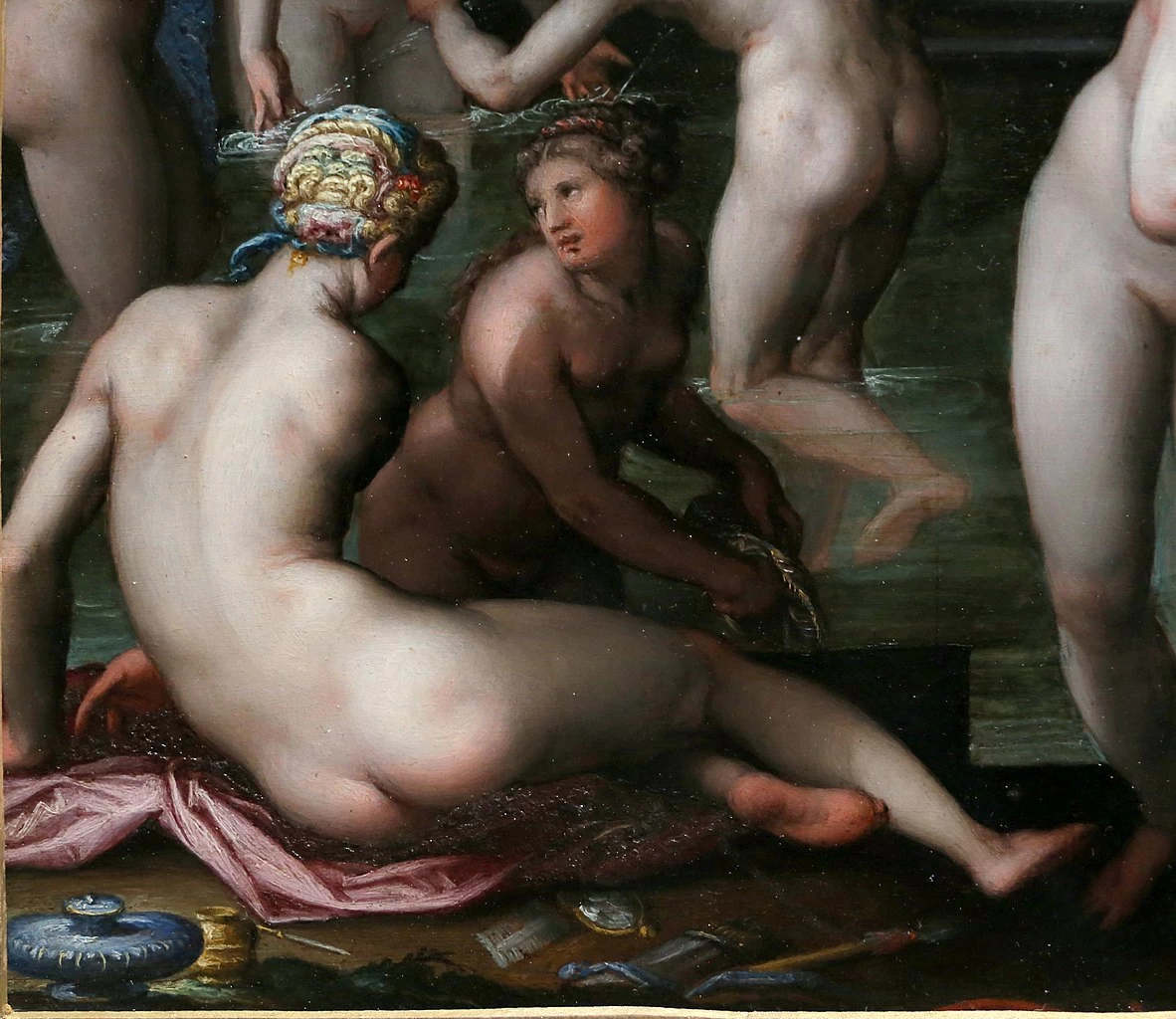 Diana e Atteone - Museo Borgogna (Vercelli), dettaglio 1
